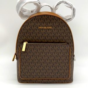 mk backpack brown